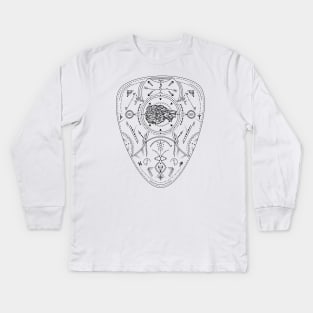 Fenrir | Norse Pagan Symbol Kids Long Sleeve T-Shirt